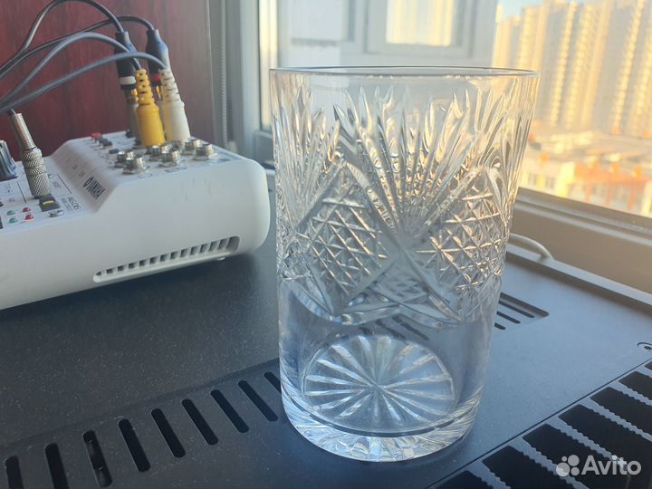 Хрустальный стакан для советского подстаканника