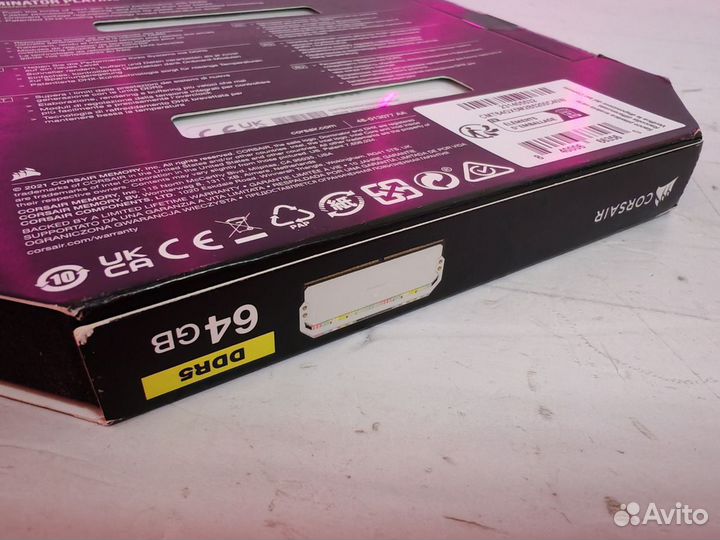 Dimm DDR5 64 Gb (32 Gbx2) Corsair Dominator Platin