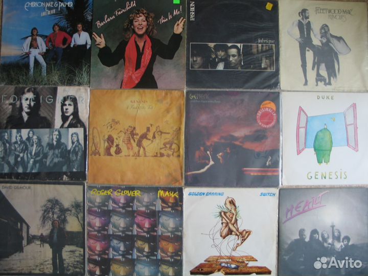 Виниловые пластинки-рок С-D-E-F-G