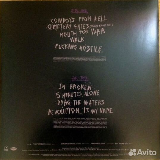 Виниловая пластинка Pantera history OF hostility