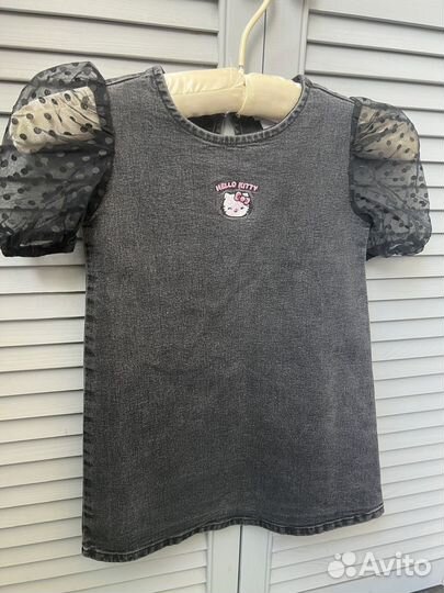 Платье джинсовое детское