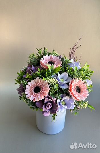 Букет из мыла ручной работы