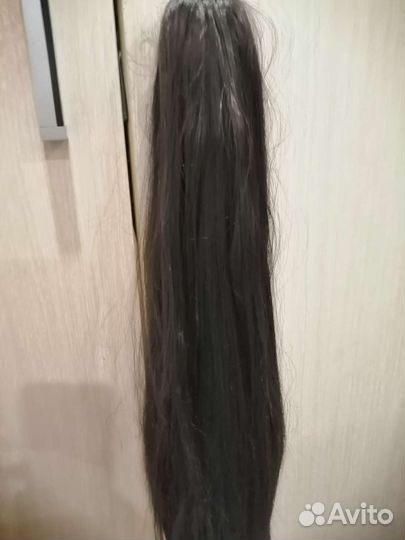 Хвост шиньон на крабе