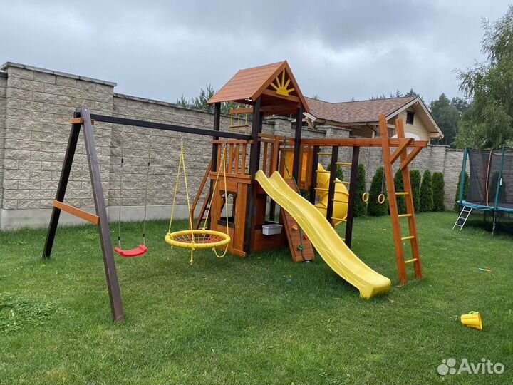 Игровые деревянные площадки