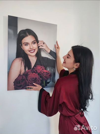 Портрет по фото на холсте