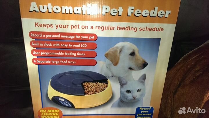 Автоматическая кормушка для кошек, для собак