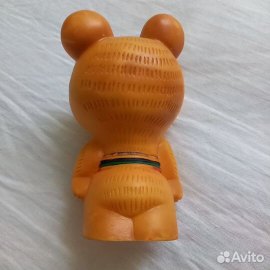 Мишка Олимпийский резиновая игрушка СССР