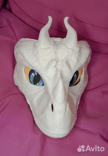 Велоцерап с рожками и глазками