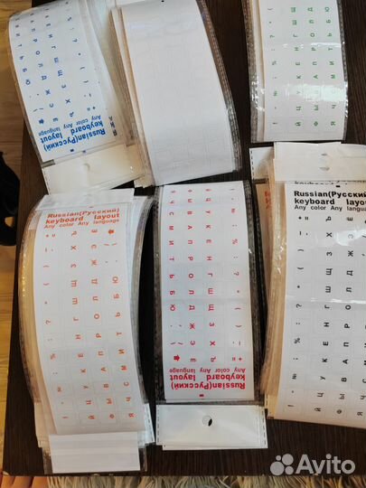 Наклейки для клавиатуры с Русскими буквами