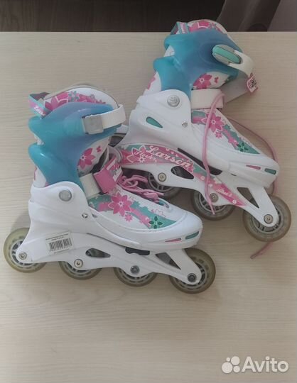Роликовые коньки детские раздвижные