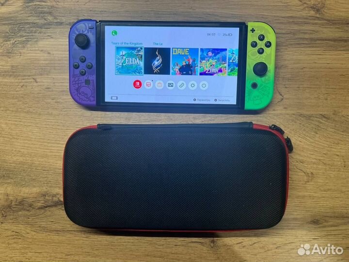 Nintendo Switch Oled Splatoon 3 Edition прошитый