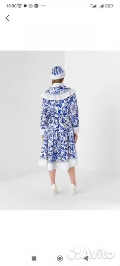 Костюм снегурочки взрослый