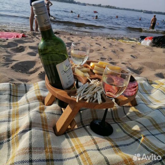 Винный столик менажница