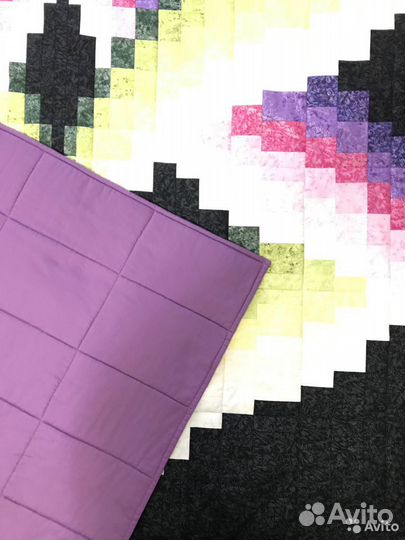 Одеяло в технике печворк Баржелло