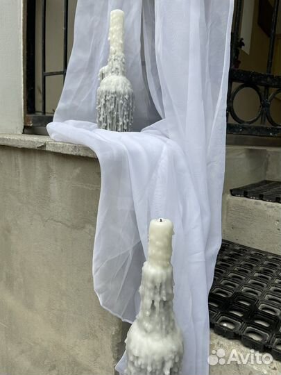 Подсвечник дизайнерский со свечой аренда