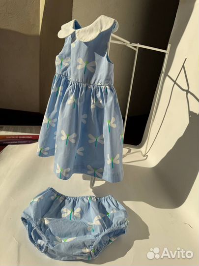 Платье для девочки Jacadi 12-18m голубое