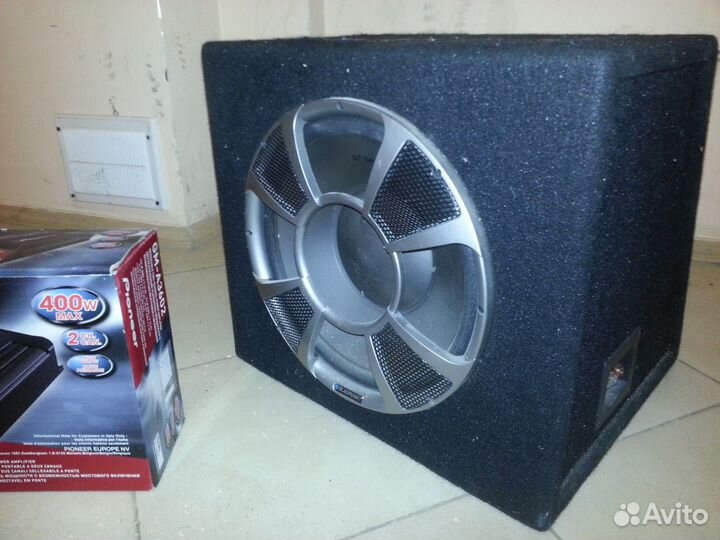 Комплект саб Blaupunkt GTB-1200 и ус-ль Pioneer