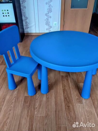 Стол и стульчик IKEA маммут детский