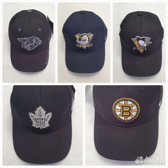 Бейсболки NHL в ассортименте