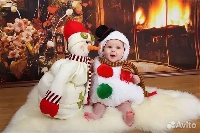 Прокат/аренда костюма Снеговика, 1,5-3 года