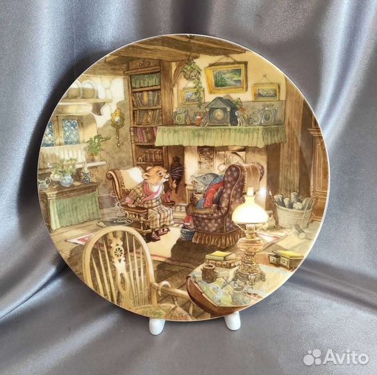 Комплект 12 тарелочек Wind in the Willows Wedgwood