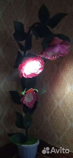 Ростовые цветы-светильники. В наличии и под заказ
