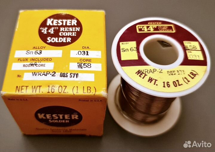 Припой Kester 44, Gardiner, Tamura Audio Grade