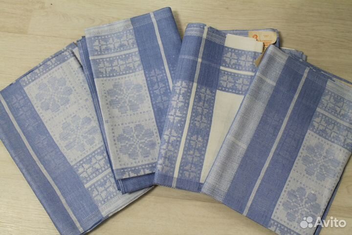 Новая скатерть Лен-Жаккард СССР