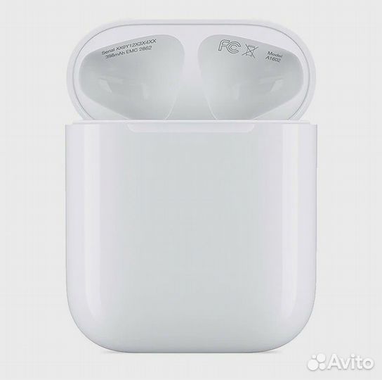 AirPods 2 с зарядным футляром + чехол в подарок