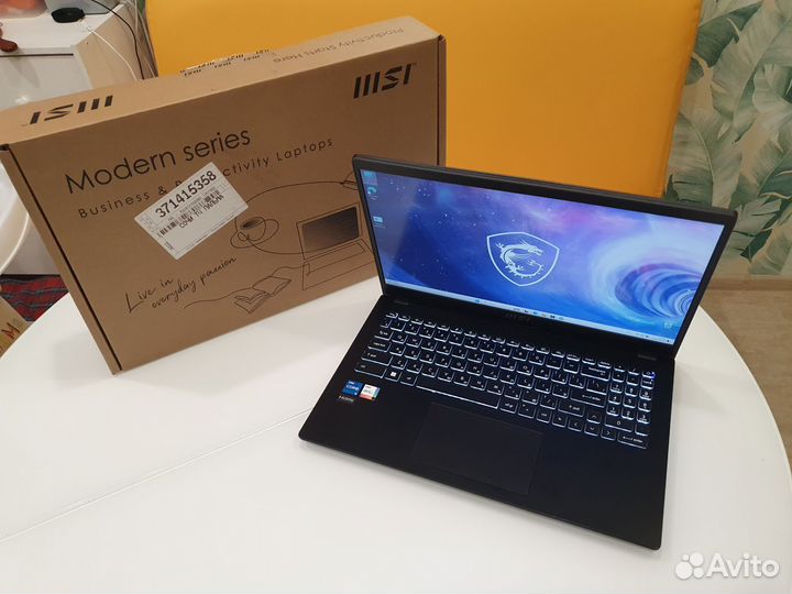 UltraBook MSI Modern 15 i5 12gen/8/256
