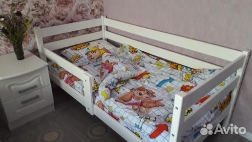 Детская кровать белая 140*70 в Саратове (новая)