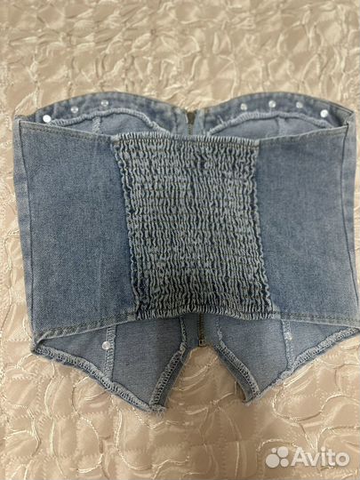 Джинсовый топ