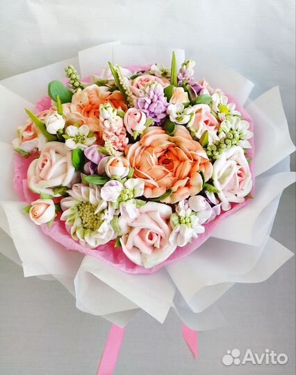 Сладкие букеты из зефира