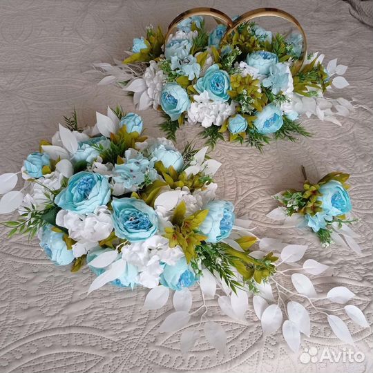 Свадебные украшения на машину №6