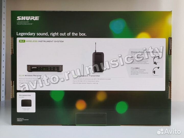 Shure BLX14E/B98 M17 радиосистема