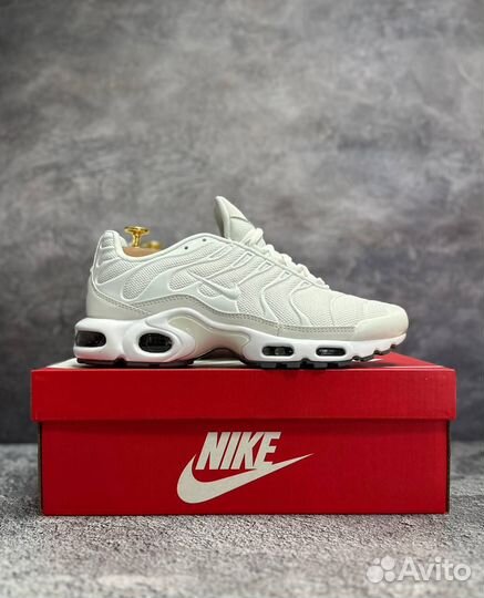 Кроссовки летние Nike Air Tn Plus белые