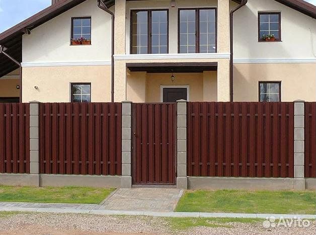 Штакетник металлический