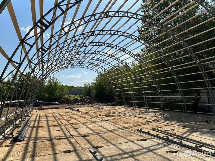 Фермы металлические для ангара 15м15000 мм