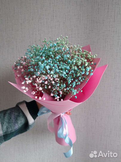 Букет комплимент, гипсофила цветы