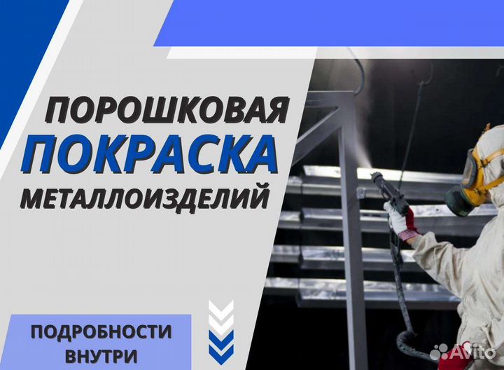 Порошковая покраска Пескоструйная обработка