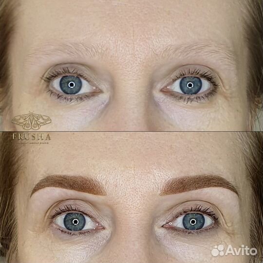 Перманент, татуаж бровей - пудровое напыление
