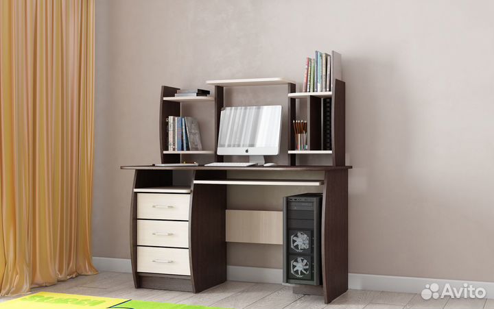 Стол компьютерный. Угловой, прямой. В ассортименте