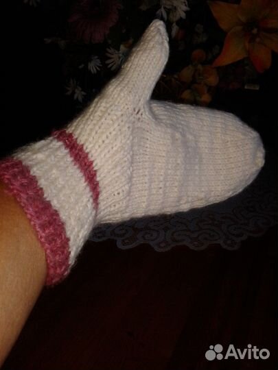 Вязанные рукавички