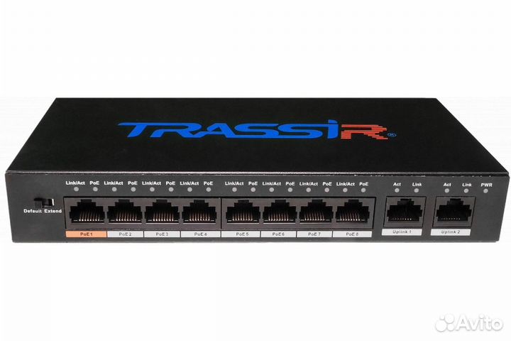 Коммутатор trassir TR-NS1010-96-8POE
