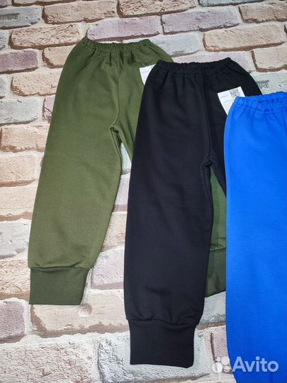 Спортивные брюки с начесом 74 80 86 92 98 104