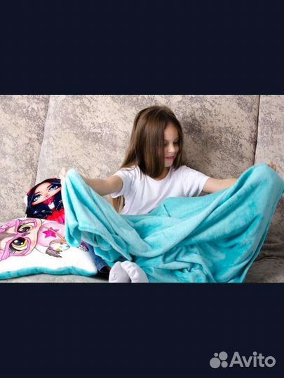 Игрушка подушка плед