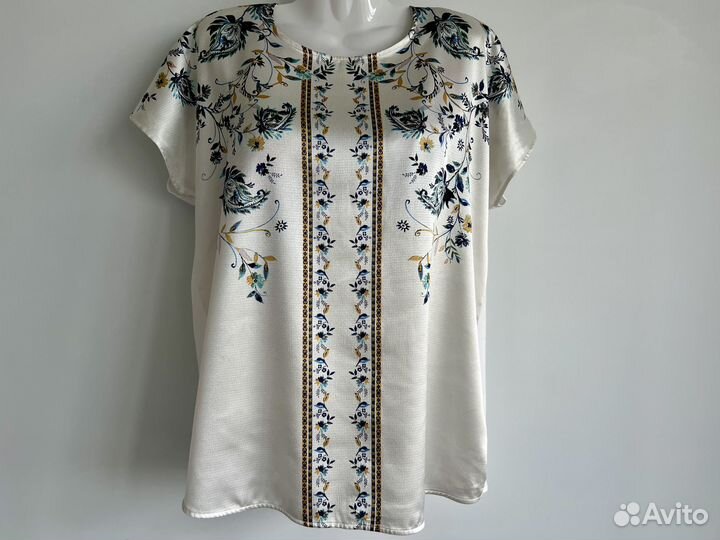 Блузка женская 50 52 белая