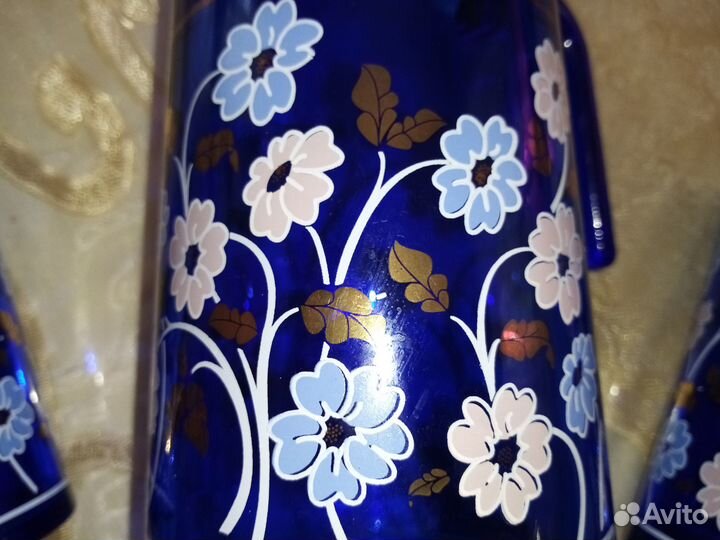 Итальянское кобальтовое стекло