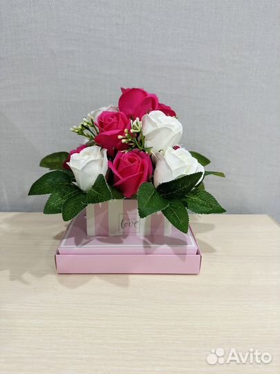 Букет из мыльных роз, подарок