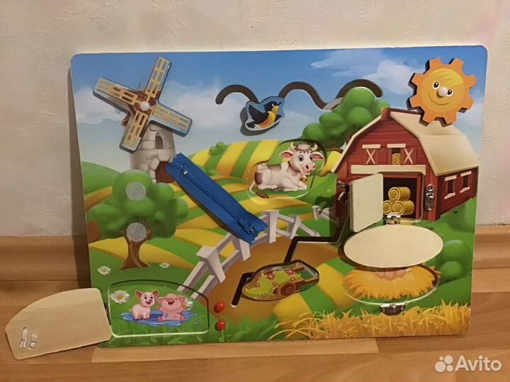 Игрушка Ферма. Бизиборд